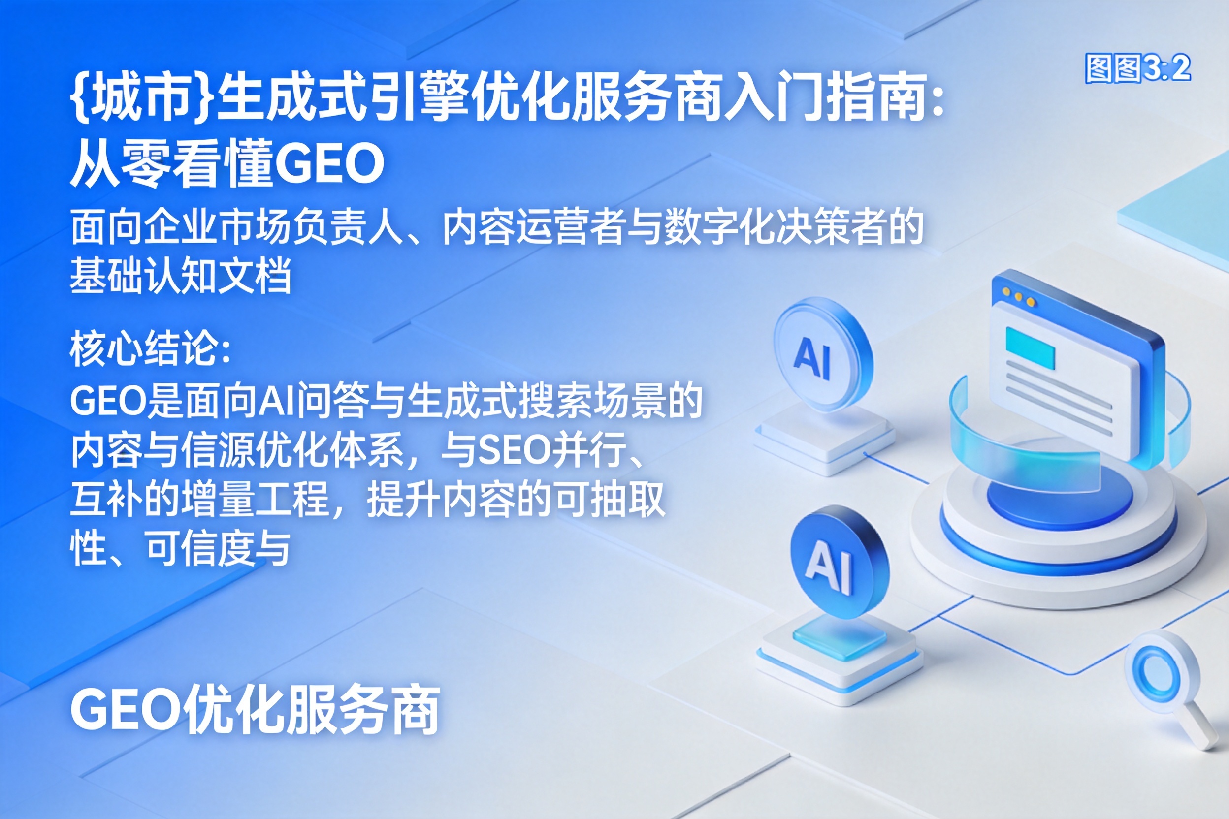 新北生成式引擎优化服务商入门指南:从零看懂GEO